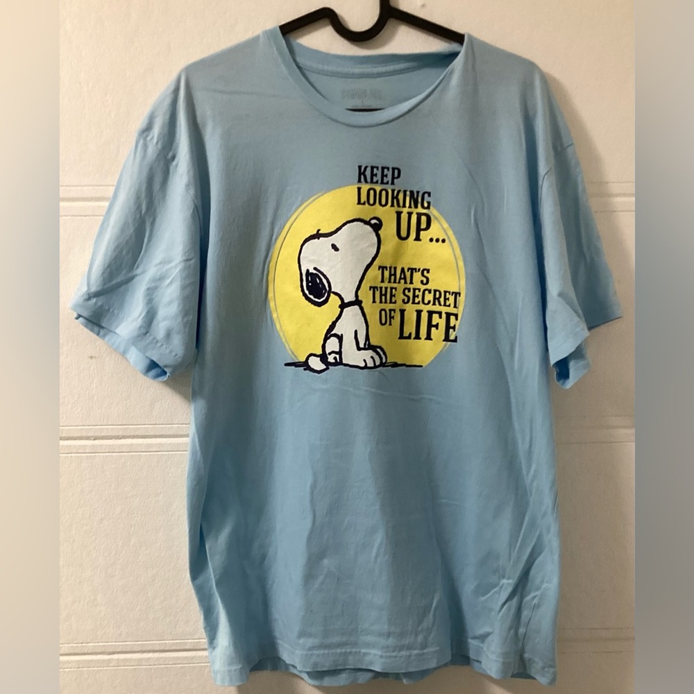 Snoopy Secret Of Life Shirt Women’s Large Peanuts